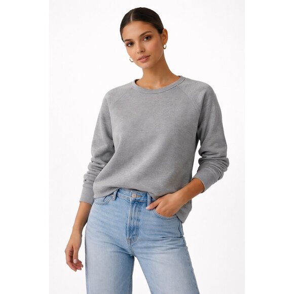rag & bone Tops - Rag & Bone Standard Issue Gray Sweatshirt Small Raglan Crewneck